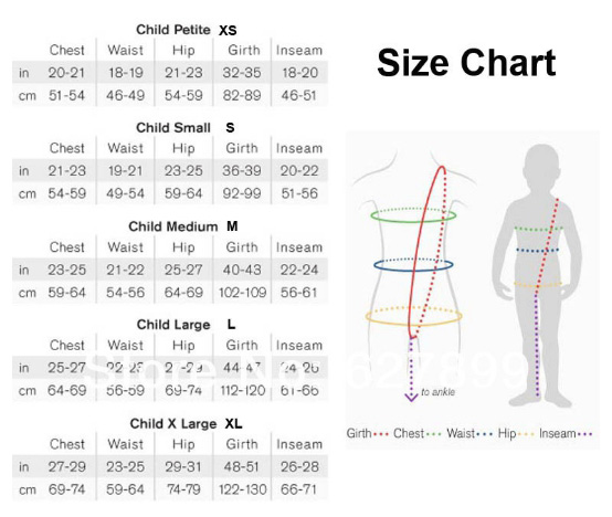 girls' swimsuit size