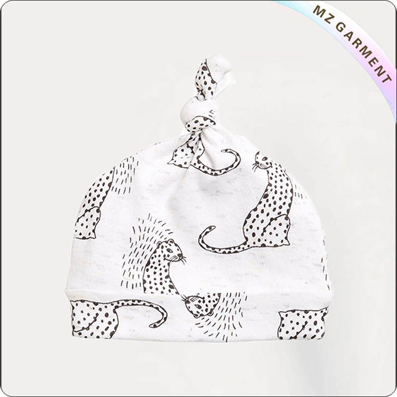 Kids Leopard Knot Gorro