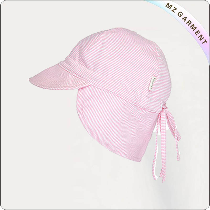 Kids Pink Flap Cap