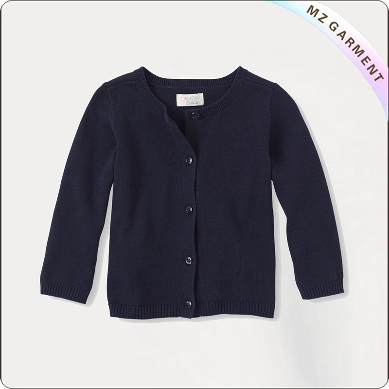 Boys Charcoal Black Knit Jacket