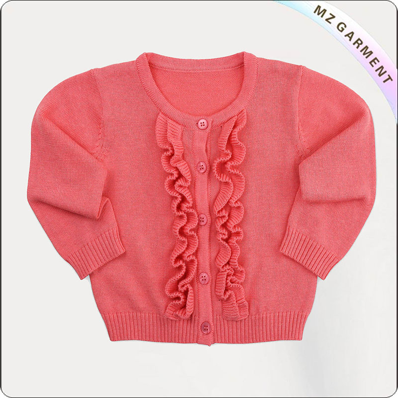 Kids Peachy Knitted Coat