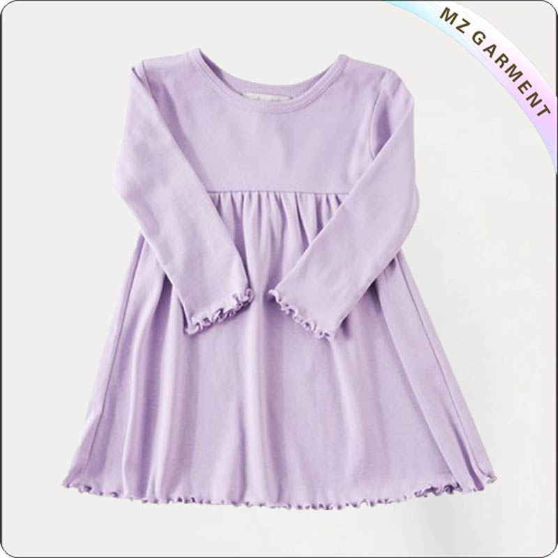 Girls Lavender Swing Dress