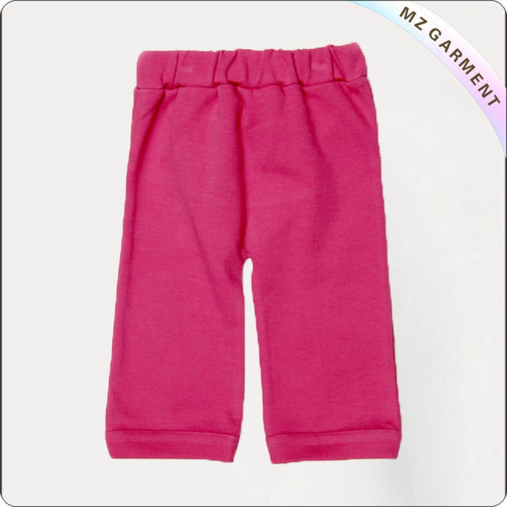 Girls Fushia Cropped Legging
