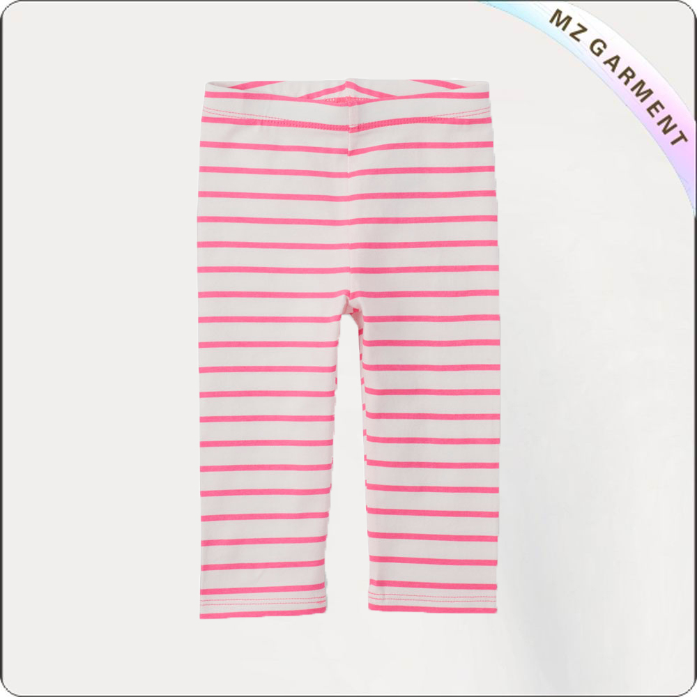 Girls Stripe Capri