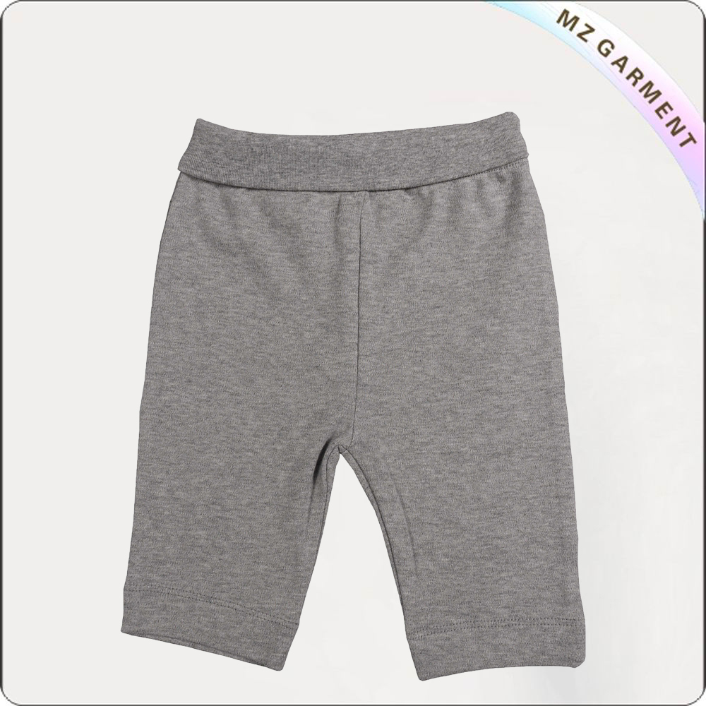 Girls Charcoal Grey Knee Jogger