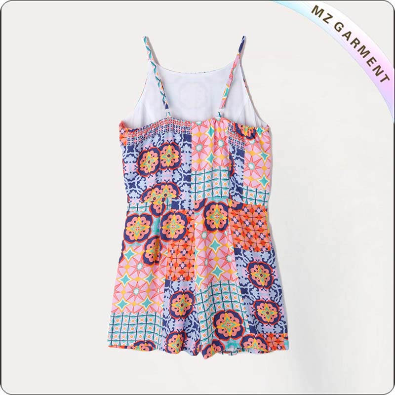 Boys Handkerchief Print Playsuit