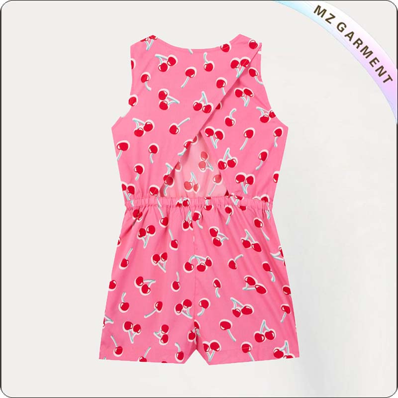 Girls Cherry Snapsuit