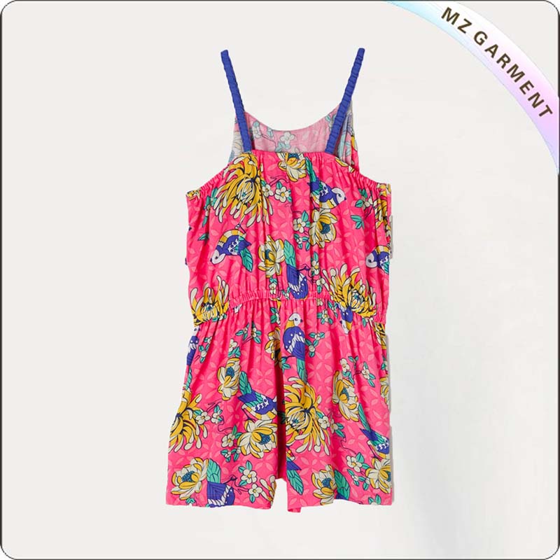 Girls Ramage Print Snapsuit