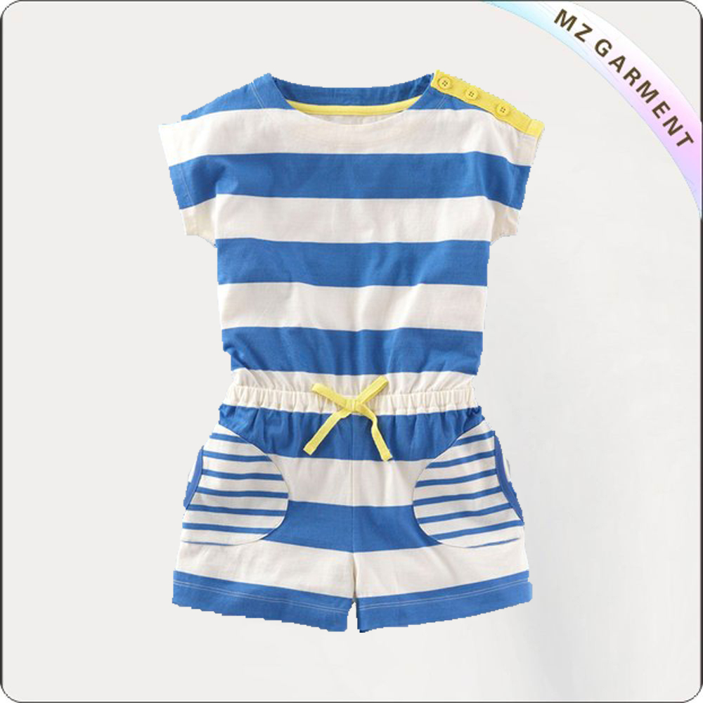Boys Side Pockets Romper