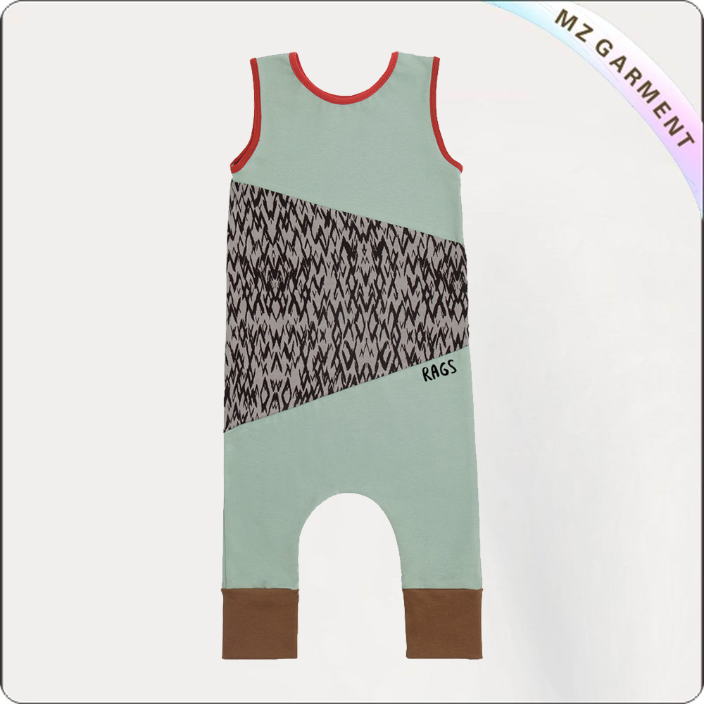 Boys Silt Green Snapsuit