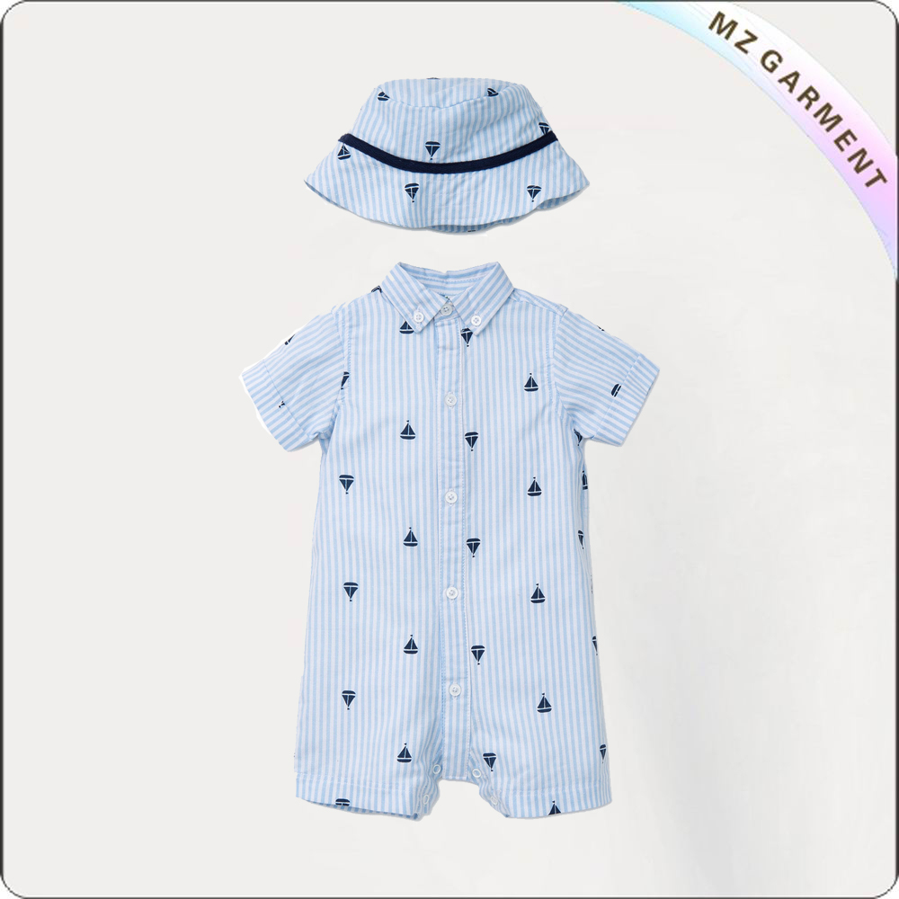 Kids Candy Stripe Snapsuit