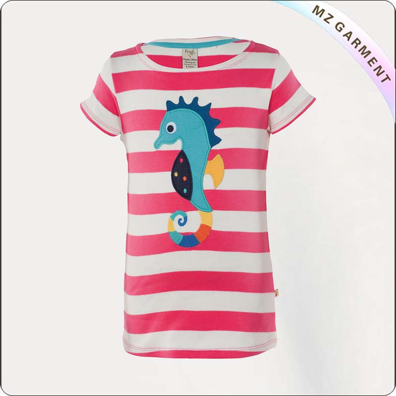 Girls Hippocampe Long Tee