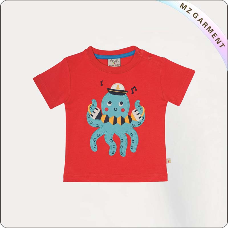 Girls Octopus Musician T-Shirt