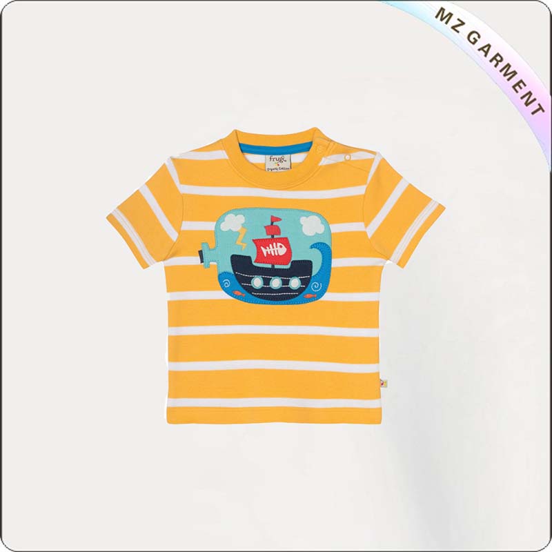 Kids Sailboat Stripe Tee