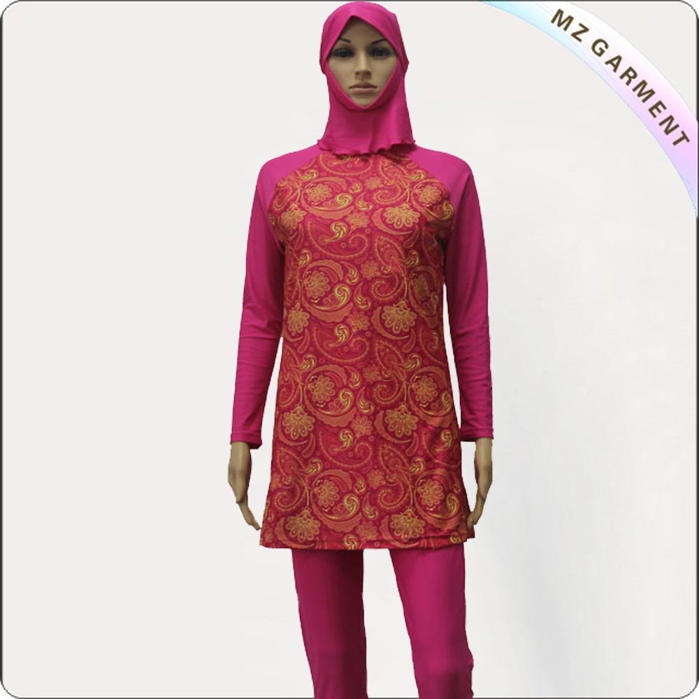 Floral Islamic Swimsuit