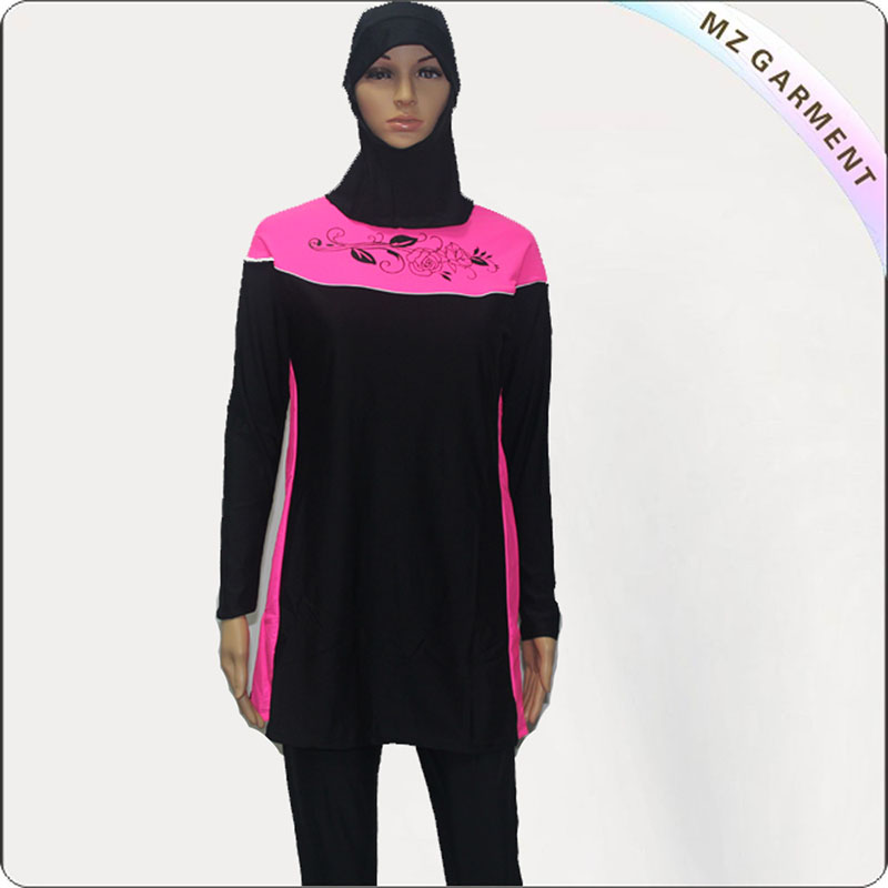 Fuschia Floral Burkini