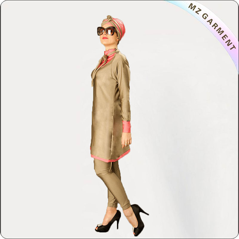Golden Islamic Swimwear