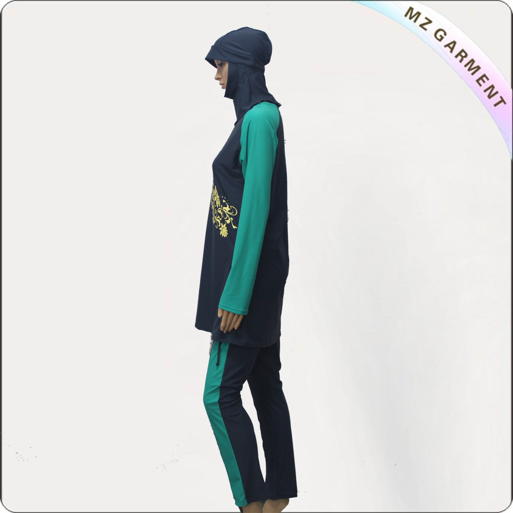 Plain Full Cover Swimwear