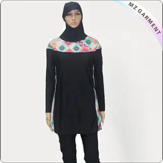 Plaid Hijab Swimsuit