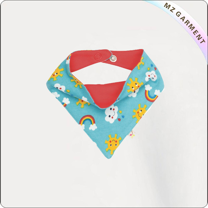 Kids Azure Eco Friendly Dribble Bib