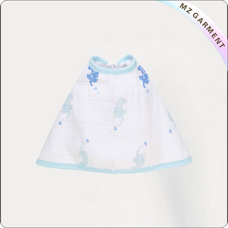 Kids Ecological Drool Floral Pinny