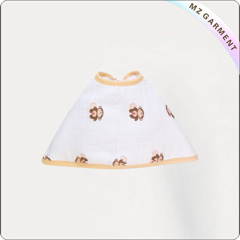 Toddler Oragnic Cotton Little Monkey Pinny