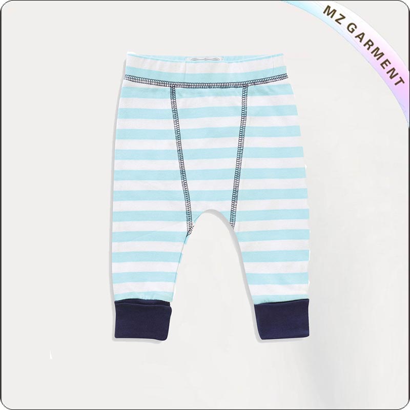Girls Eco Stripe Knee Leggings