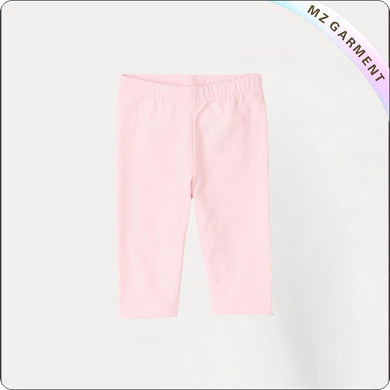 Kids Organic Pink Icing Capri