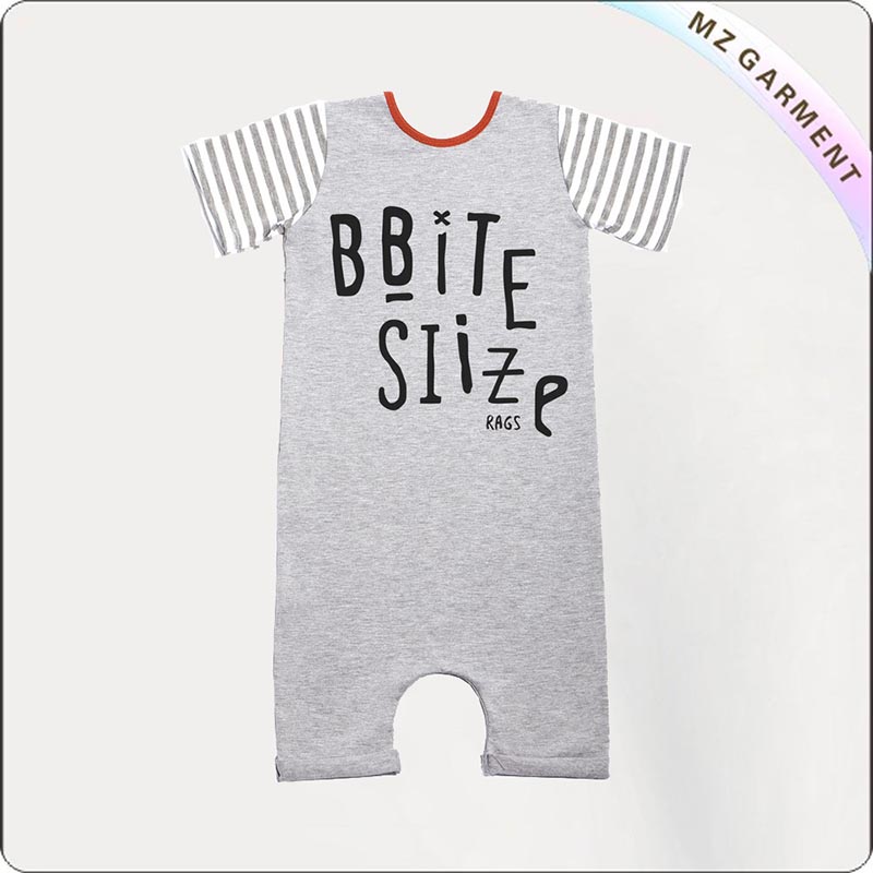 Kids Off-White Eco Playsuit