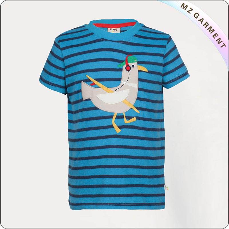 Boys Environmental Stripe T-Shirt