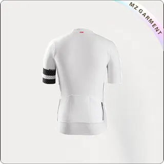 Men's Pure White Cycling Jerseys