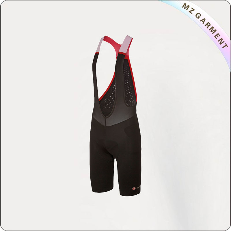 Women's Pink & Black Cycling Bib & Brace