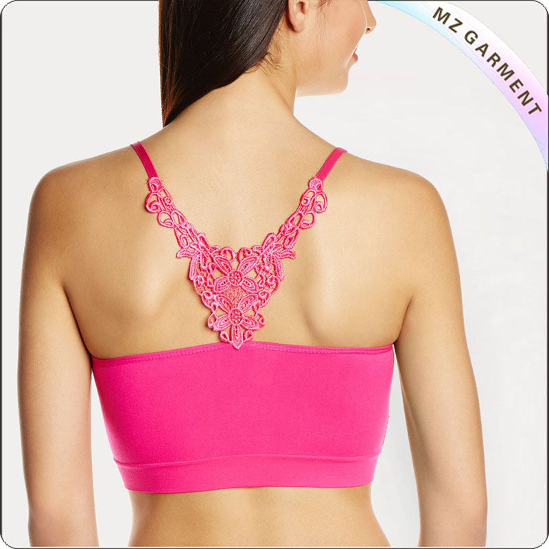 Women Fushia Athletic Bras