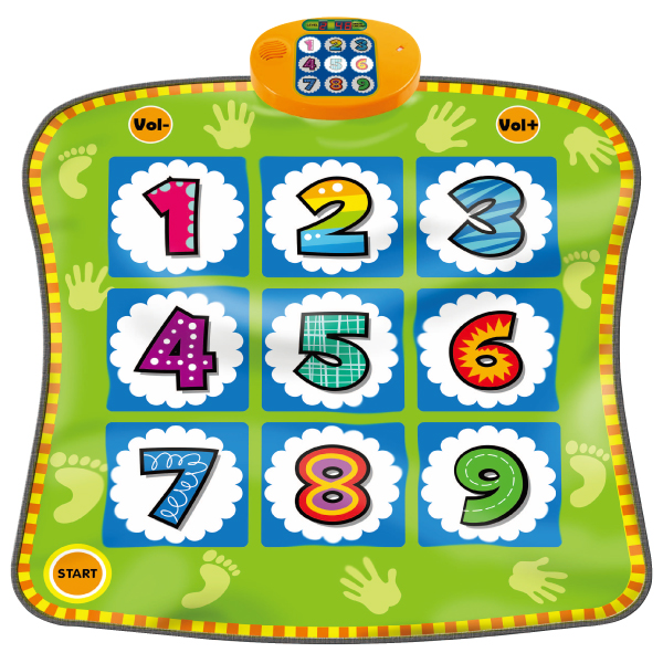 Dancing Challenge Playmat with 9 Blinking Lights, 3 Background Music