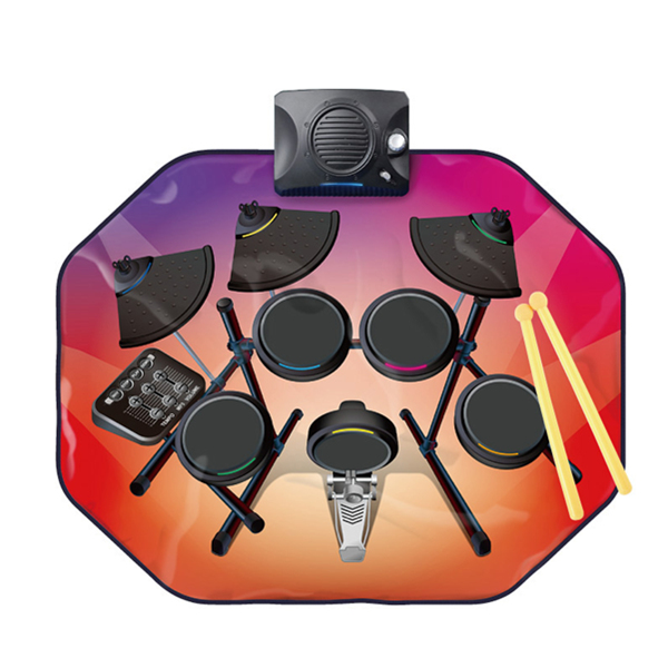 Glowing Drum Kit Mat