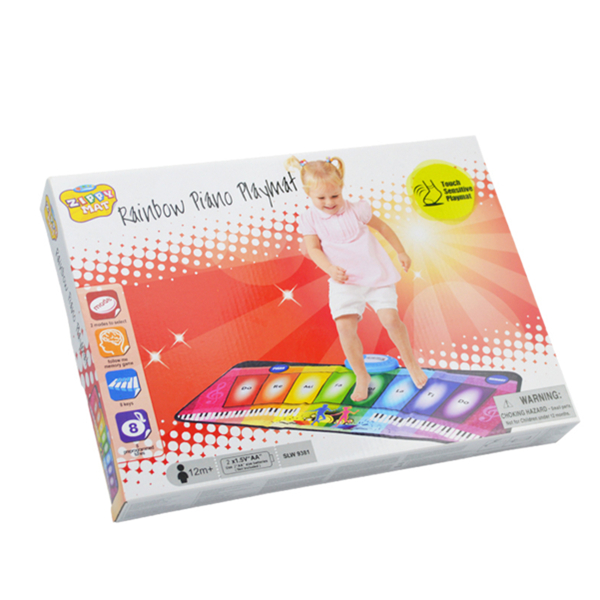 Rainbow Foot Piano Mat