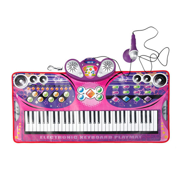 Electronic Keyboard Playmat, SLW9728, Pink