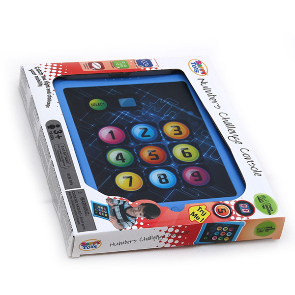 Number Challenge Pad, Light Up Game, Number Learning Pad
