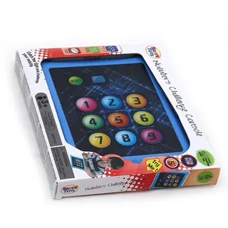 Number Challenge Pad, Light Up Game, Number Learning Pad