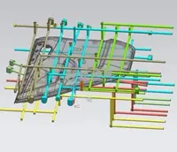 Influence of Mold Cooling Systems & Ejection Systems on Warpage of Plastic Parts