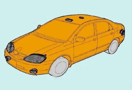 Locations of various types of automobile lights