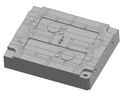 The concave mold structure