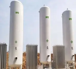 Uso seguro y gestión de tanques de oxígeno líquido criogénico