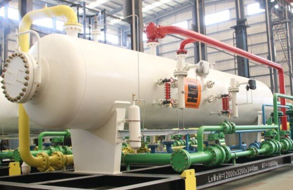 Skid-Mounted Pressure Vessel Skid-Mounted Pressure Vessel