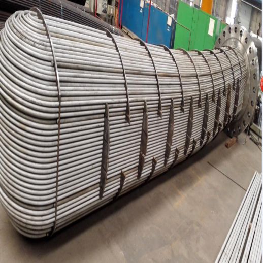 Paquete de tubos de intercambiador de calor ASTM A240 Grado 304 para Irán