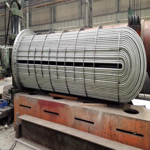 Paquete de tubos de intercambiador de calor de acero inoxidable, ASTM A240 304, DE 19 MM