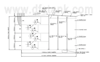 cone-roof-storage-tank-potable-water-drawing