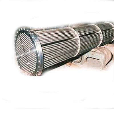Intercambiador de calor industrial de carcasa y tubos, SS304, ASME, 400 mm
