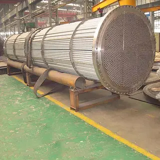 Intercambiador de calor de haz de tubos SS304, ASME, 20000 mm, 100 Mpa