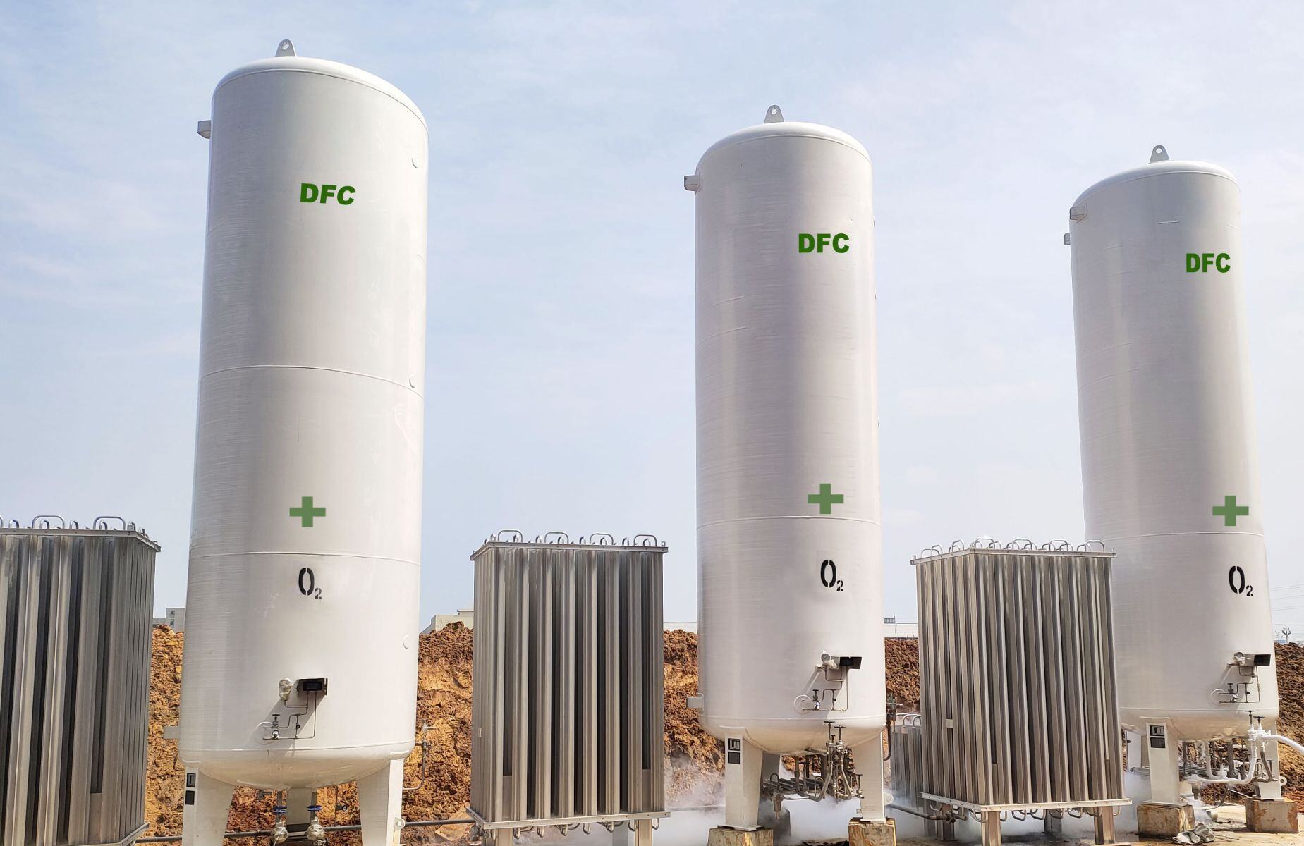 Double-layer Medical Oxygen O2 Storage Tank for Hospital Use - DFC
